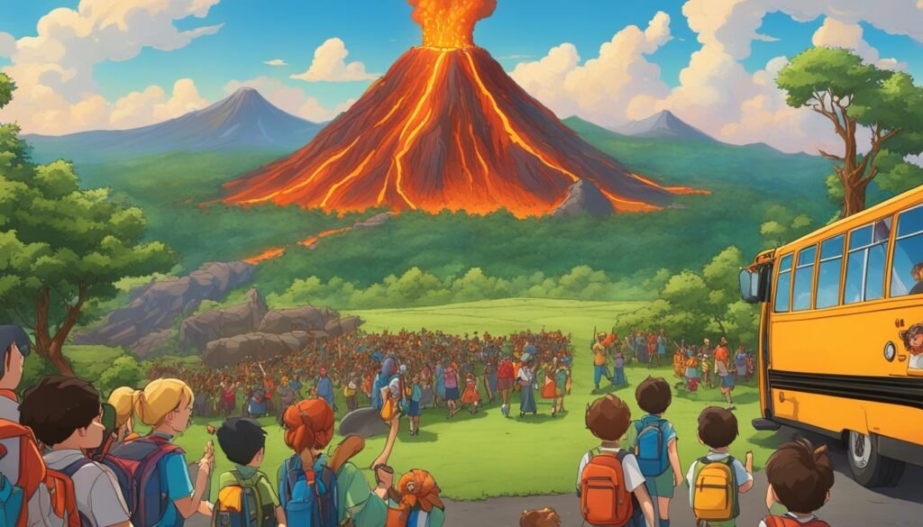 Magic School Bus episode about volcanoes