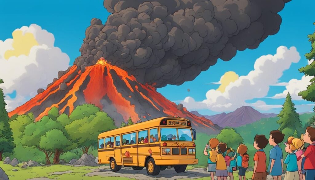 which episode of magic school bus is about volcanoes