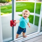 child proof safety lock for sliding glass door