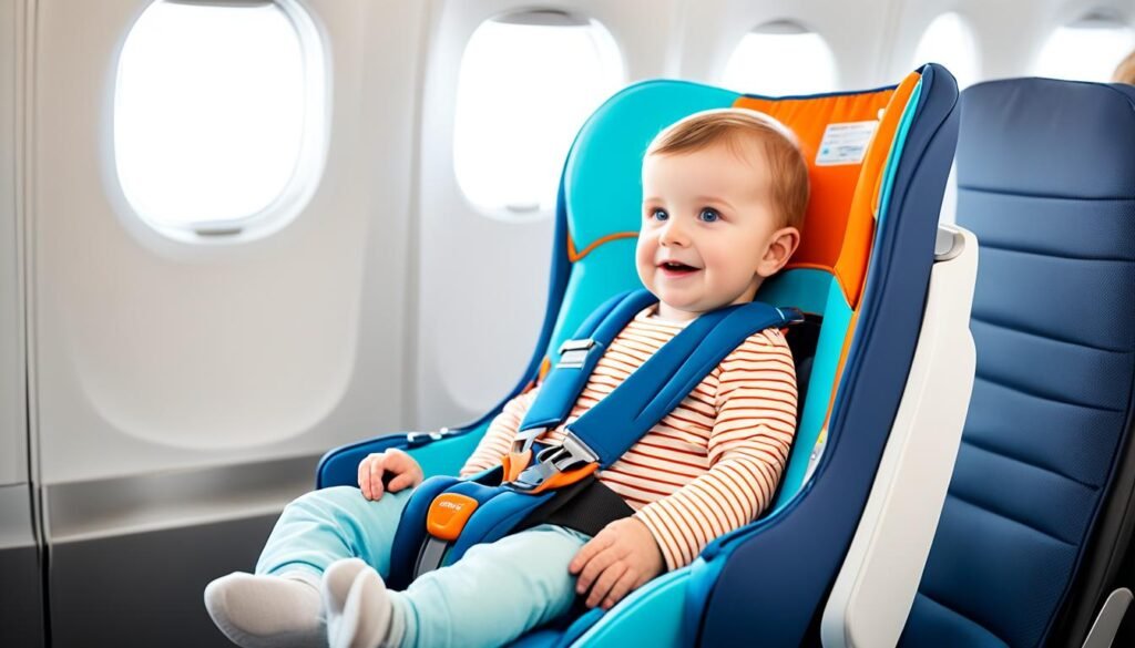 child safety seat for airplane