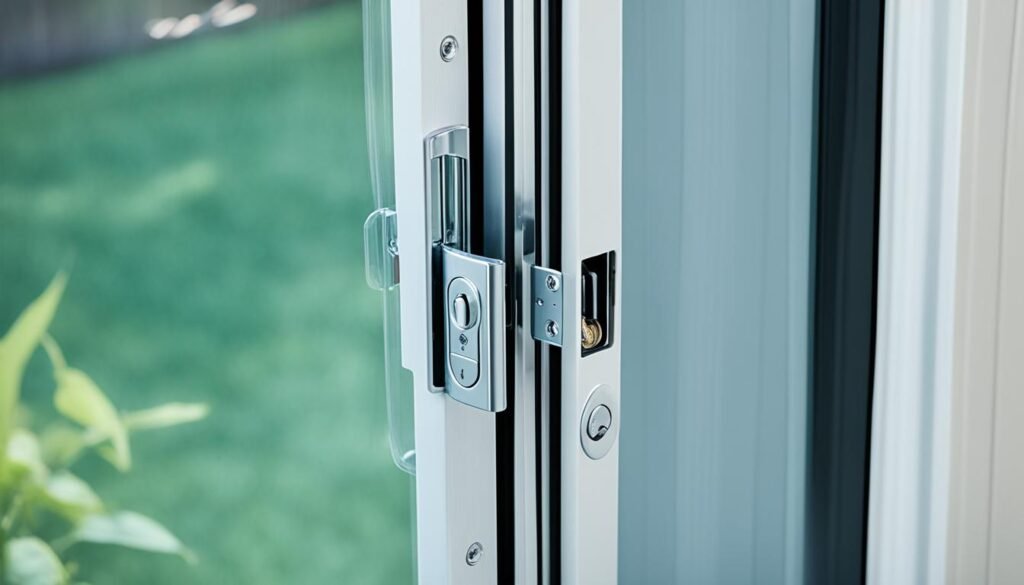 sliding glass door safety lock