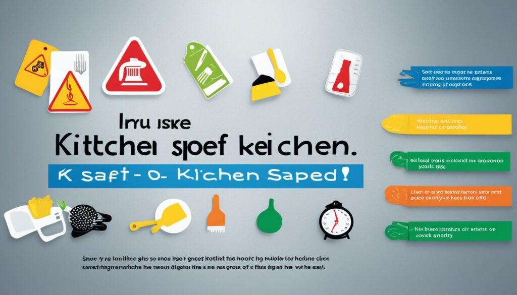 what are the 5 basic rules of kitchen safety